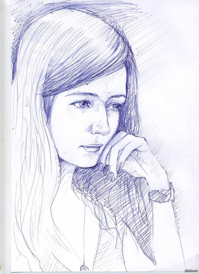 Рисунок ручкой