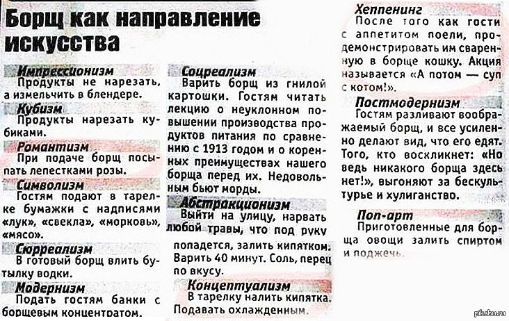 Если ты первый раз приготовил борщ и он Если ты первый раз приготовил борщ и он